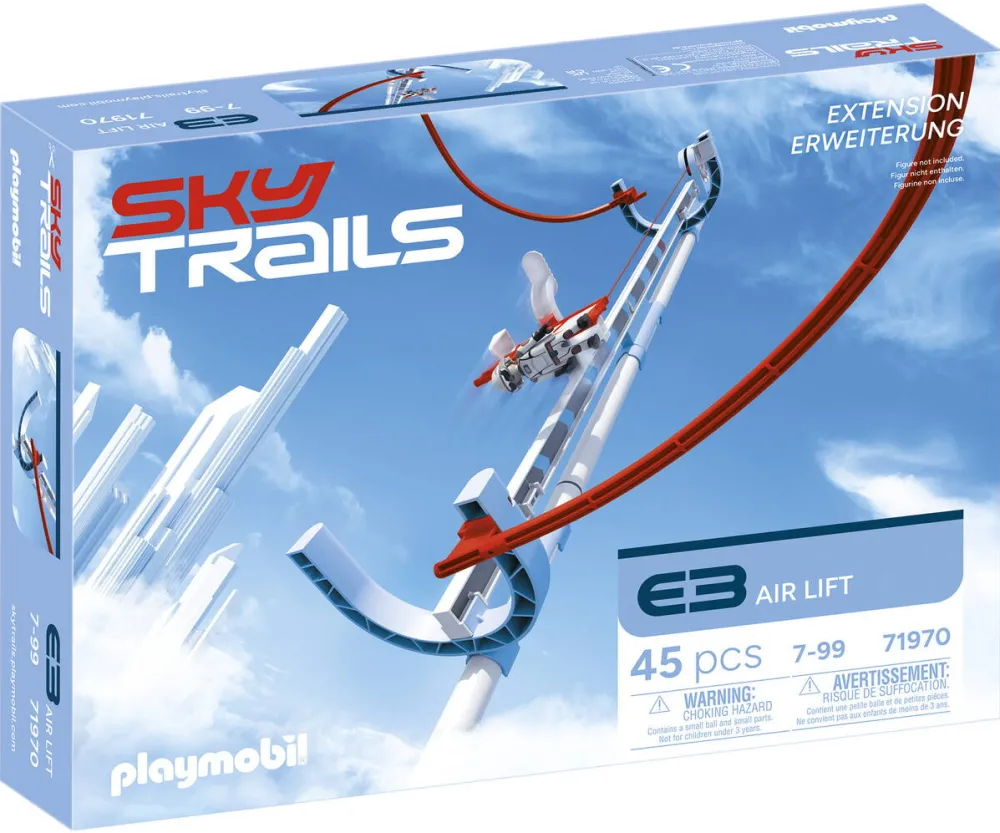Jucarie Educationala PLAYMOBIL 71970 Sky Trails: Air Lift (Extension)