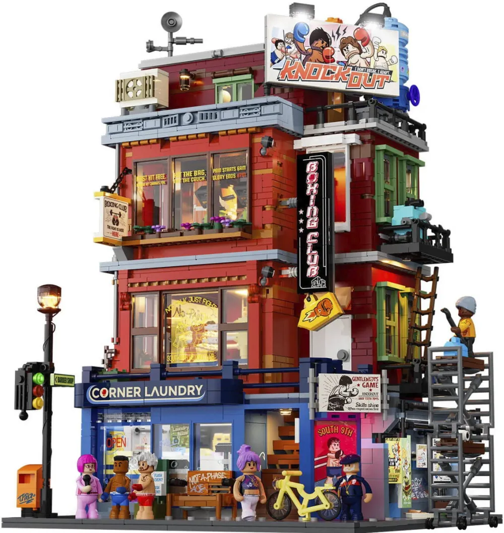Jucarie Educationala Lumibricks Lumibrick's boxing club