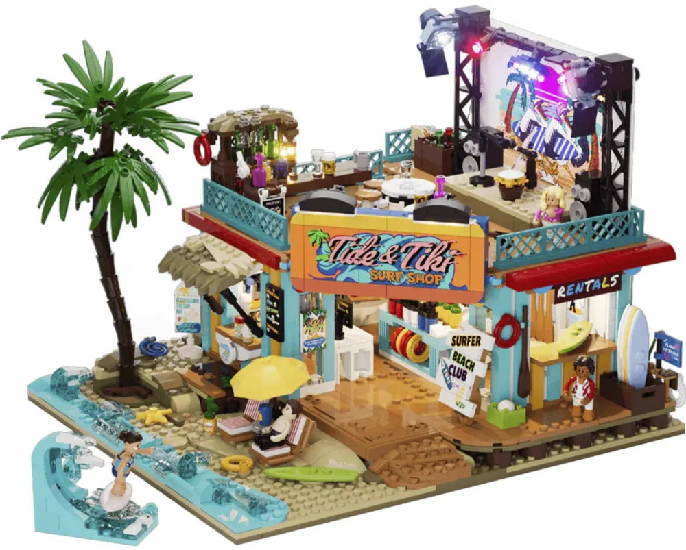 Jucarie Educationala Lumibricks surf shop