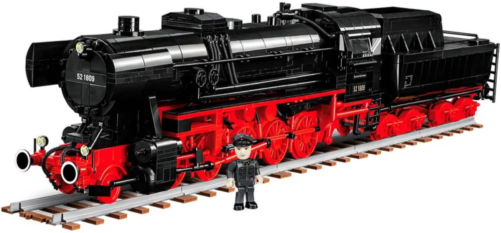 Jucarie Educationala Cobi DR BR Class 52 Steam Locomotive Construction Toy (1:35 Scale)