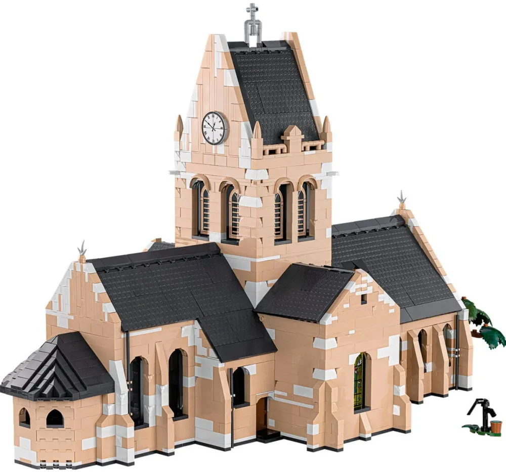 Cobi Sainte-Mère-Église Church, construction toy