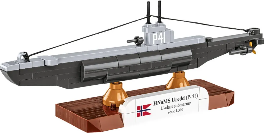Cobi HNoMS Uredd (P-41) U-class submarine (scale 1:300)