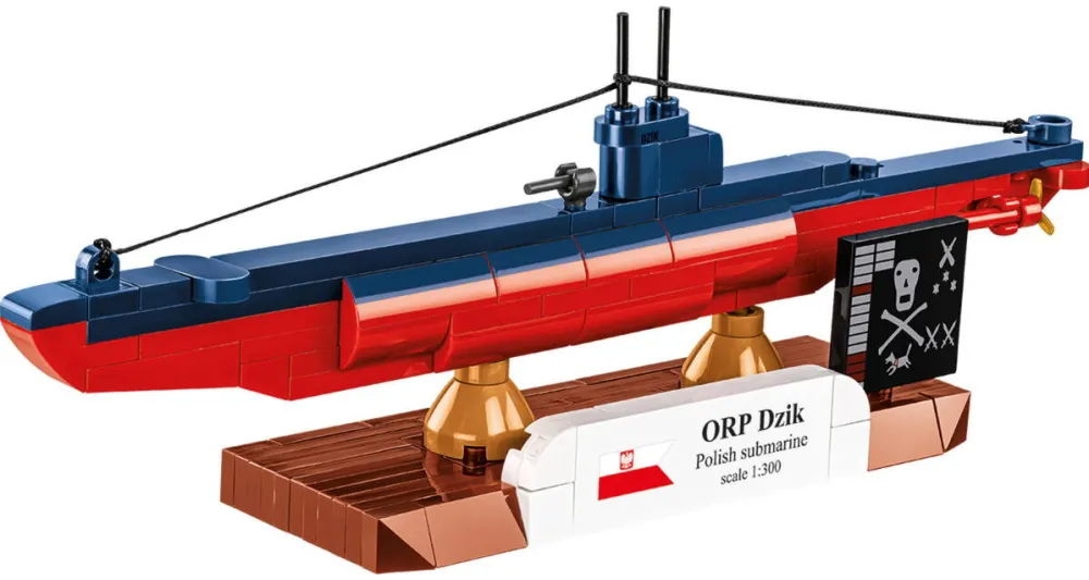Cobi ORP Dzik Polish Submarine (scale 1:300)