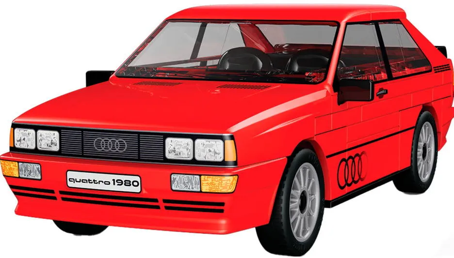 Masina Cobi Audi Quattro 1980 (red, scale 1:35)