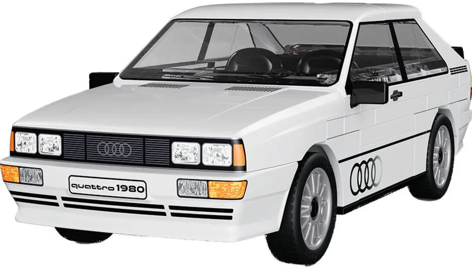 Masina Cobi Audi Quattro 1980 (white, scale 1:35)