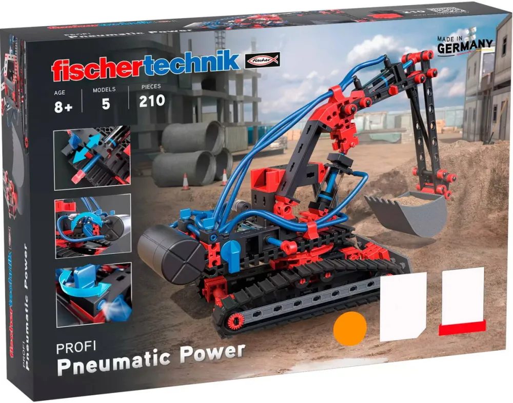 Jucarie Educationala fischertechnik fischertechnik Pneumatic Power, construction toy