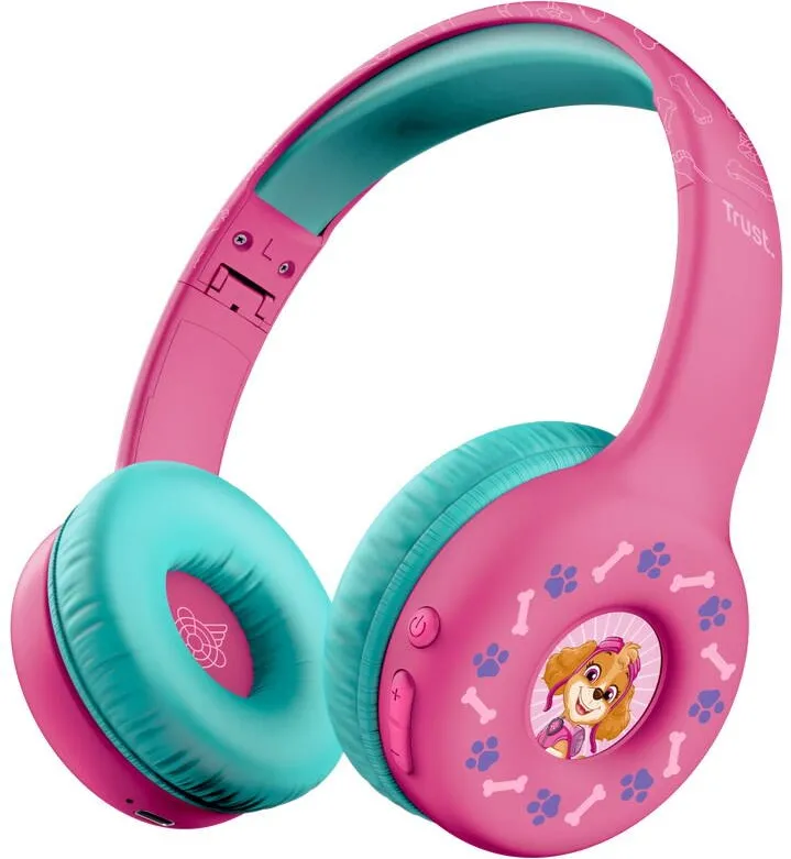 Casti Over-Head TRUST Nouna PAW Patrol pentru copii, roz