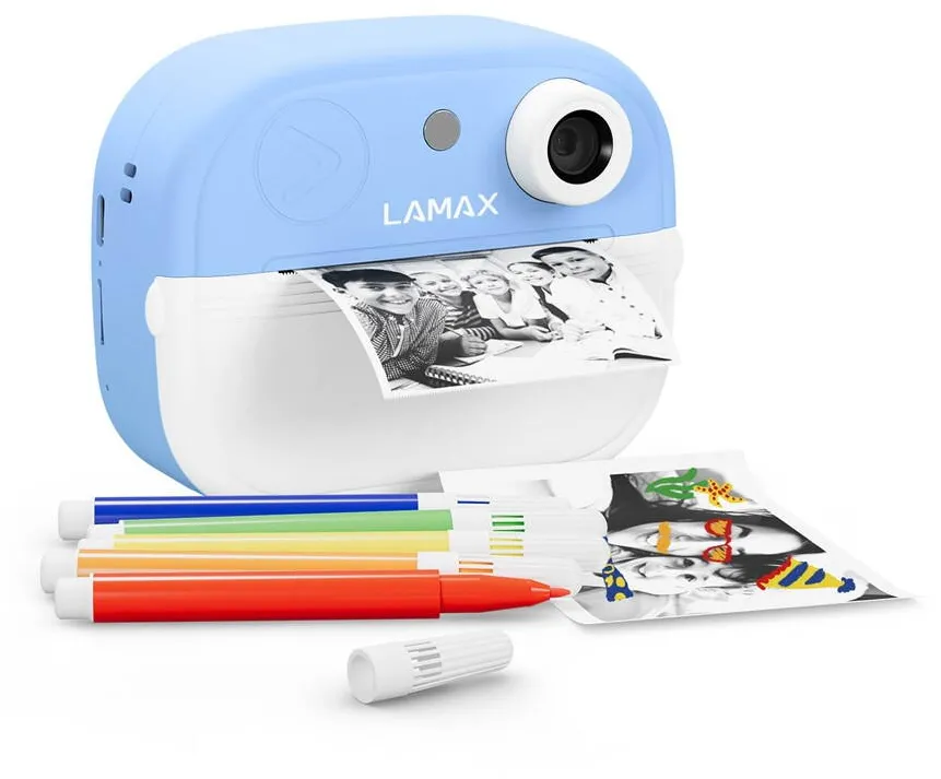 Aparat foto pentru copii Lamax InstaKid2 Play 48 MP albastru