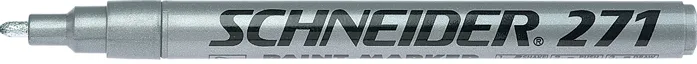 Schneider Marker cu vopsea  Schneider Maxx 271, varf rotund 1-2mm - argintiu