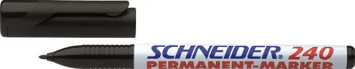 Schneider Permanent marker Schneider Maxx 240, varf rotund 1-2mm - negru