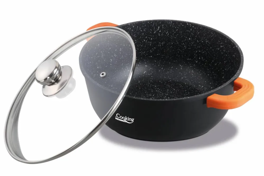 HEINNER Cratita al+capac 20X8.5CM,2.3L, dark line