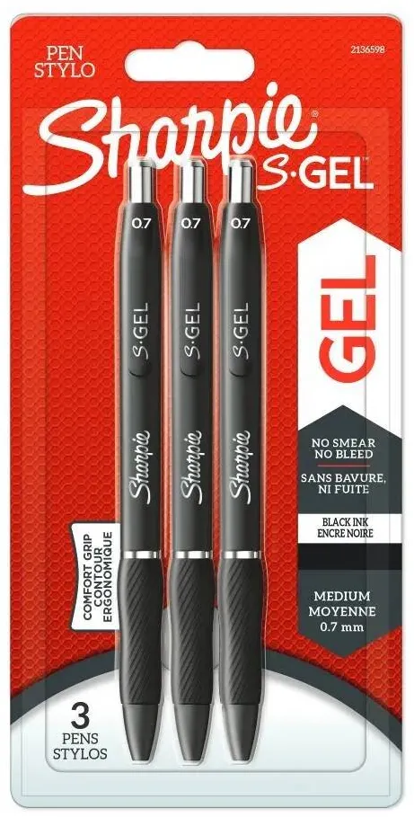 Sharpie Gel Pen Sharpie S Gel Black - 3 pcs.