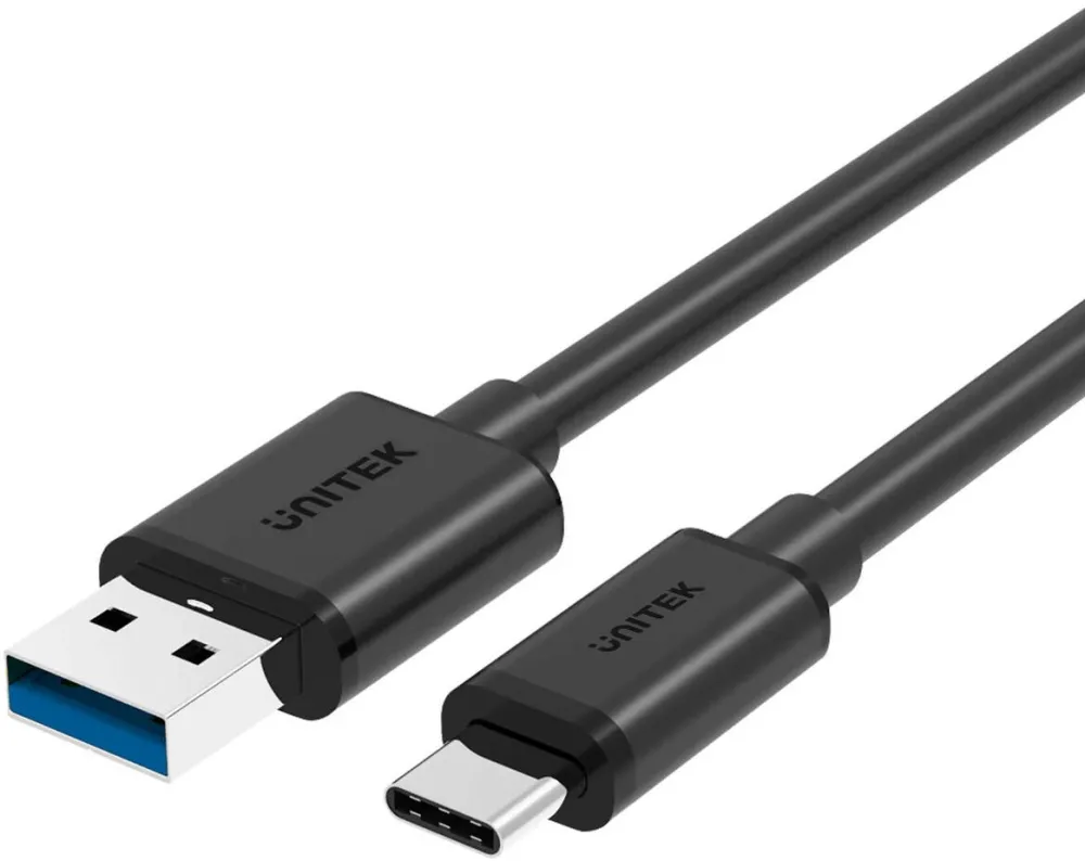 Unitek Cablu Date Y-C474BK 1 m USB 3.2 Gen 1 (3.1 Gen 1) USB A USB C Black