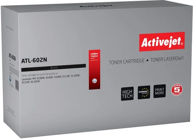 Toner imprimanta ACTIVEJET COMPATIBIL ATL-602N for Lexmark printer; Lexmark 60F2H00 replacement; Supreme; 10000 pages; black