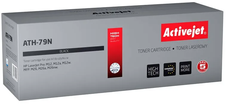 Toner imprimanta ACTIVEJET COMPATIBIL ATH-79N for HP printer; HP 79A CF279A replacement; Supreme; 2000 pages; black