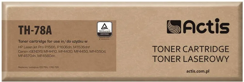Toner imprimanta ACTIS COMPATIBIL TH-78A for HP printer; HP 78A CF278A, Canon CRG-728 replacement; Standard; 2100 pages; black