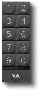 Yale Yale 05/301000/BL numeric keypad Bluetooth Black