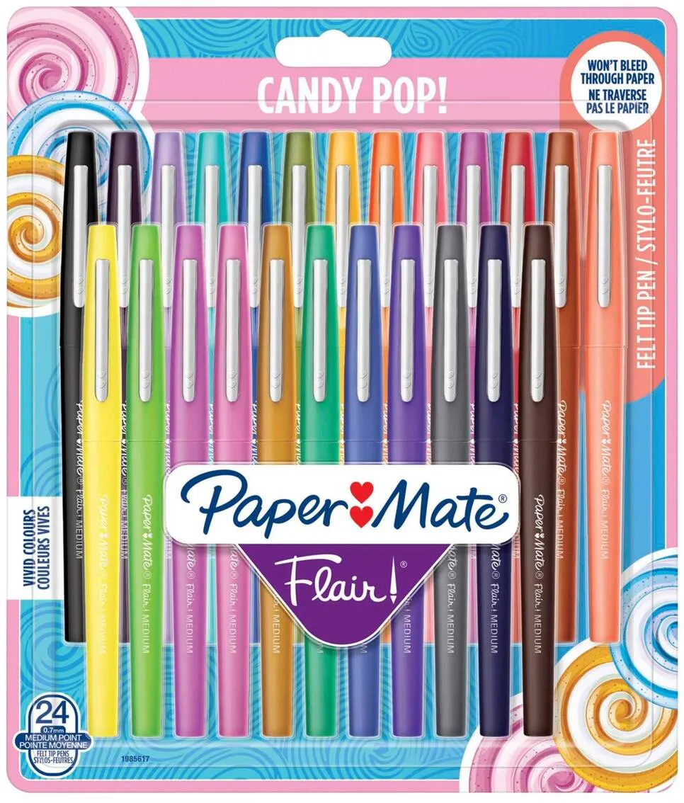 PAPER MATE 1x24Filzstifte Flair Candy Pop M 1,0 mm