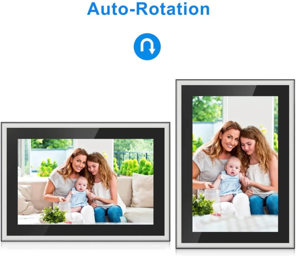 Rama foto digitala BRAUN DigiFrame 10X WiFI Negru