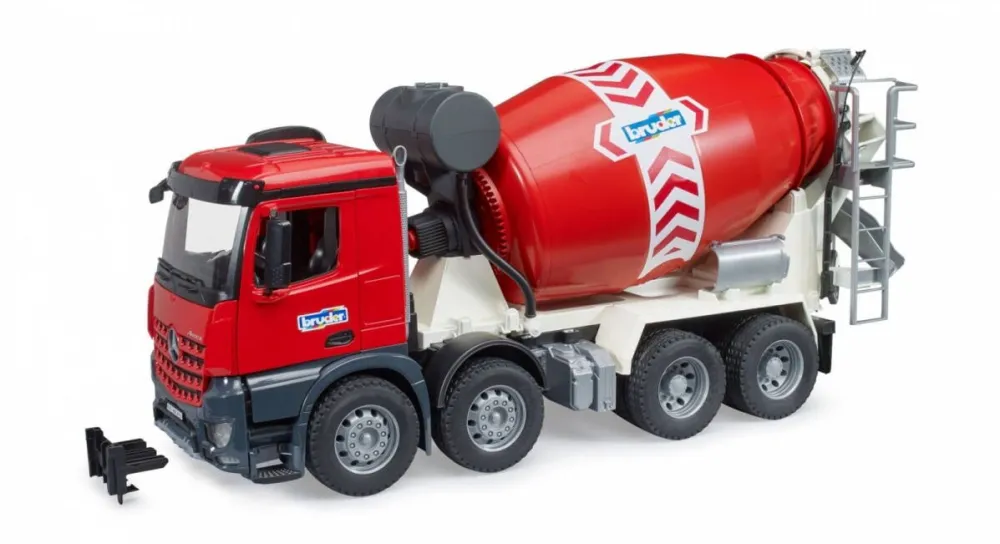 Masinuta BRUDER Mercedes Benz Arocs Mixer red