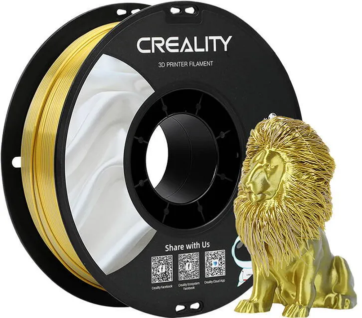 Filament CREALITY CR-Silk PLA Filament (aur-argintiu)