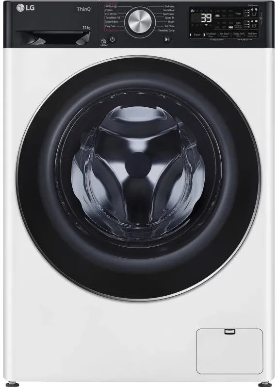 LG Masina de spalat rufe F4WR711S3HA, 11 kg, 1400 RPM, Clasa A, AI Direct Drive, Auto Dose, Smart Diagnosis, TurboWash, Alb