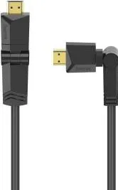 HAMA High Speed HDMI™ Cable, Plug-Plug, Rotation, gold-plated, Ethernet, 1.5 m