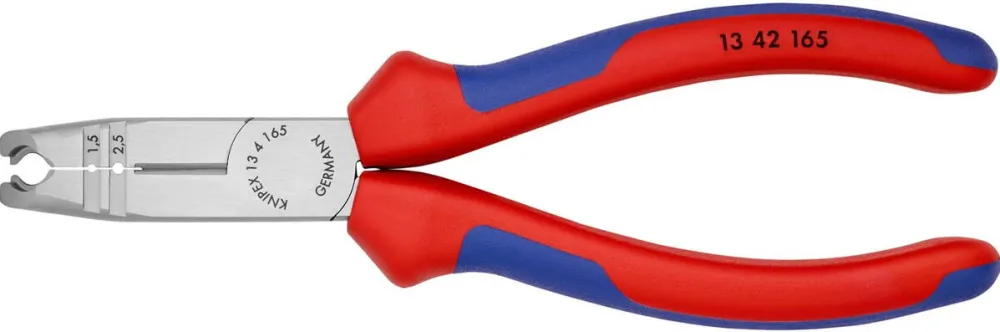 KNIPEX 13 42 165, cleste de decupat (rosu/albastru, lungime 165 mm)