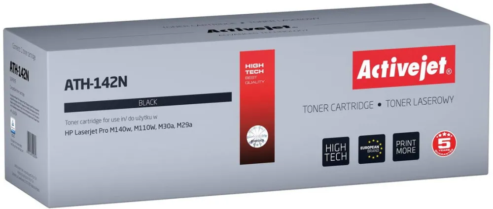 Toner imprimanta ACTIVEJET ATH-142N toner for HP printer, Replacement HP 142A HP142A W1420A; Supreme; 950 pages; black; with chip