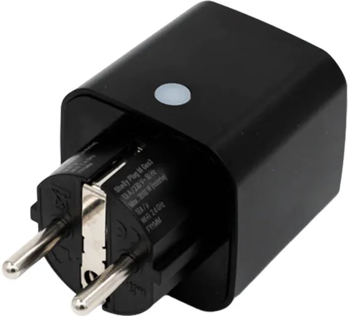 Shelly Smart Plug 13A Shelly Plug M Gen3 Matter black