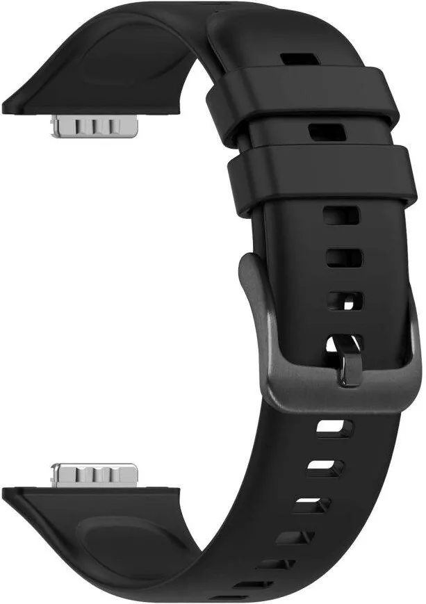 Fixed Silicone Strap for Huawei Watch FIT2, Black