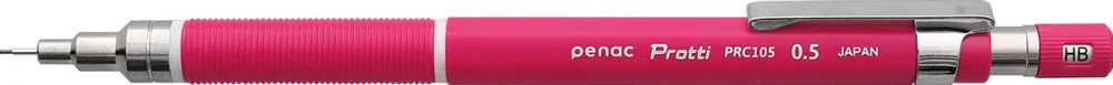 Penac Creion mecanic profesional PENAC Protti PRC-105, 0.5mm, con metalic, varf retractabil, rosu