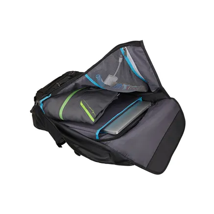 Thule RUCSAC THULE, pt. notebook de max. 15 inch, 1 compartiment, buzunar frontal x 3; buzunar lateral x 2, waterproof, nylon, negru, "TSDP-115 DARK SHADOW" / 3205289