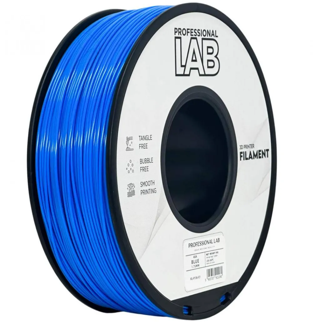 PROFESSIONAL LAB PROF. LAB 3D FILAMENT 1KG ASA BLUE