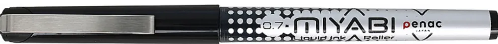 Penac Roller cu cerneala PENAC Miyabi, ball point 0.7mm, clema metalica - scriere neagra