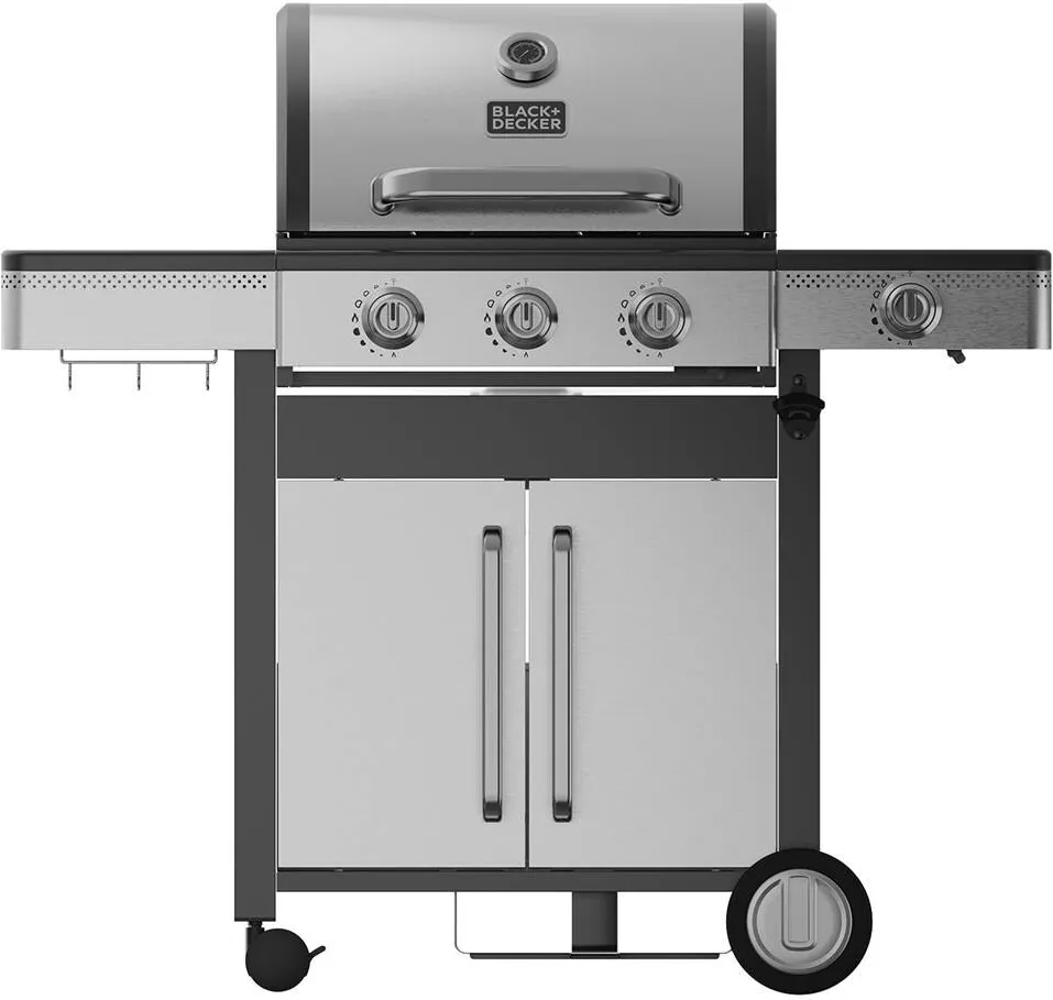 Gratar pe gaz Black & Decker BXOG12950E 3 arzatoare