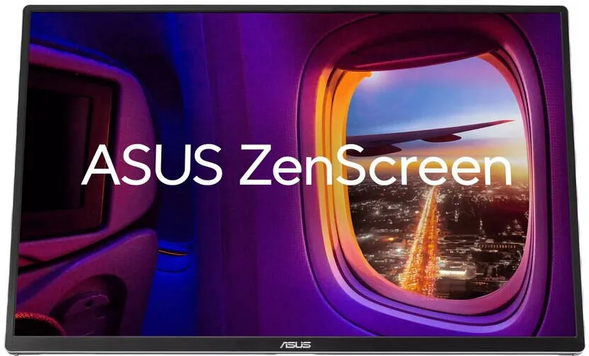 Monitor Asus Portabil ZenScreen MQ16FC, 16", OLED, WUXGA, 1920 x 1200, USB Type-C, mini-HDMI, 16:10, Auto Rotation, 1ms, Negru
