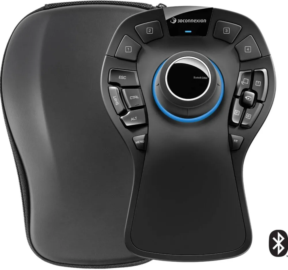 Mouse 3dconnexion SpacePro Wireless - Bluetooth Edition (negru)