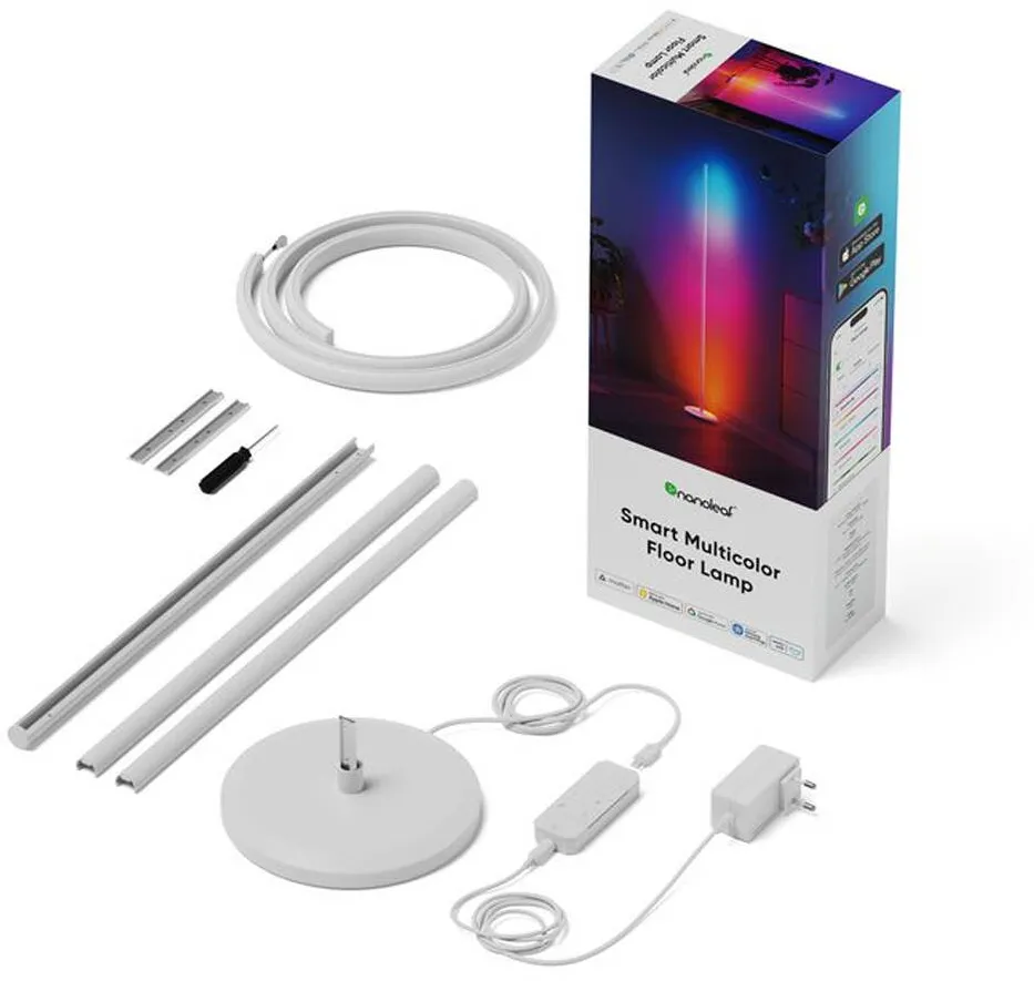 Nanoleaf Nanoleaf Floor Lamp Smart Matter WiFi 22W 1700Lm RGBW, White