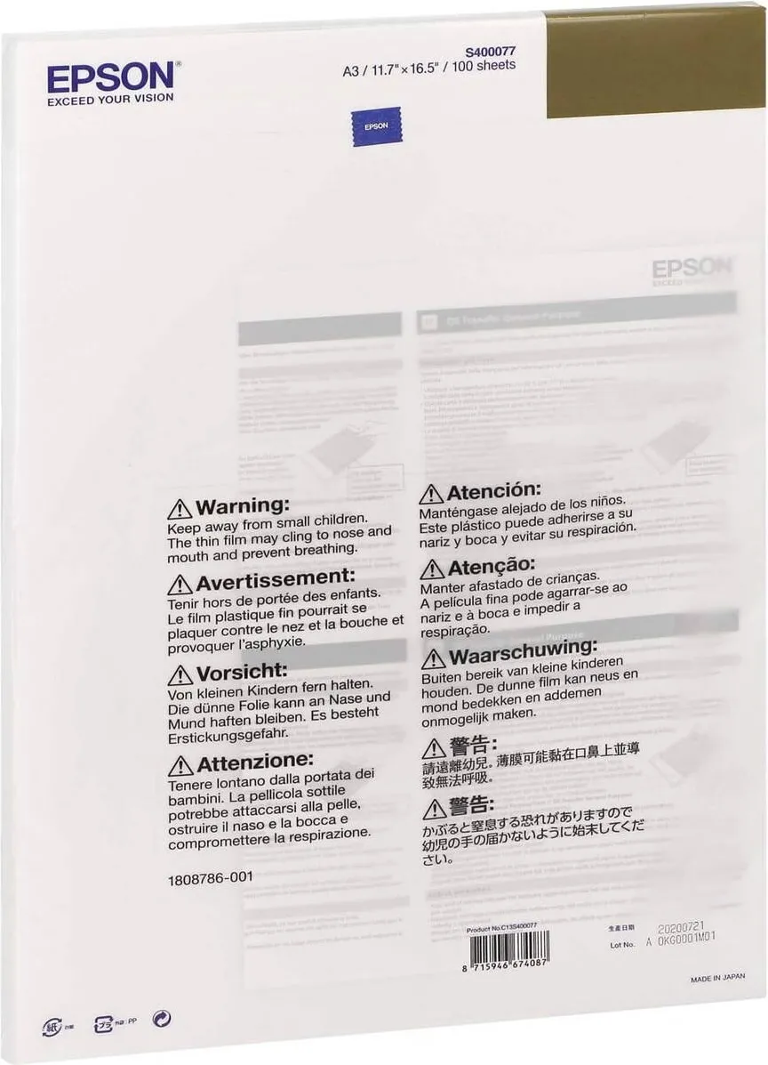 Hartie Foto Epson DS Transfer General Purpose A3 sheets