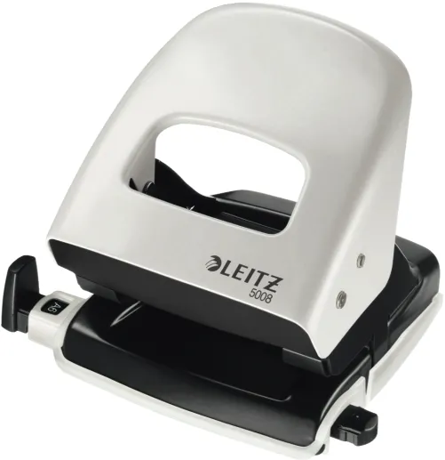 Leitz Perforator metalic, 30 coli, LEITZ 5008 - gri