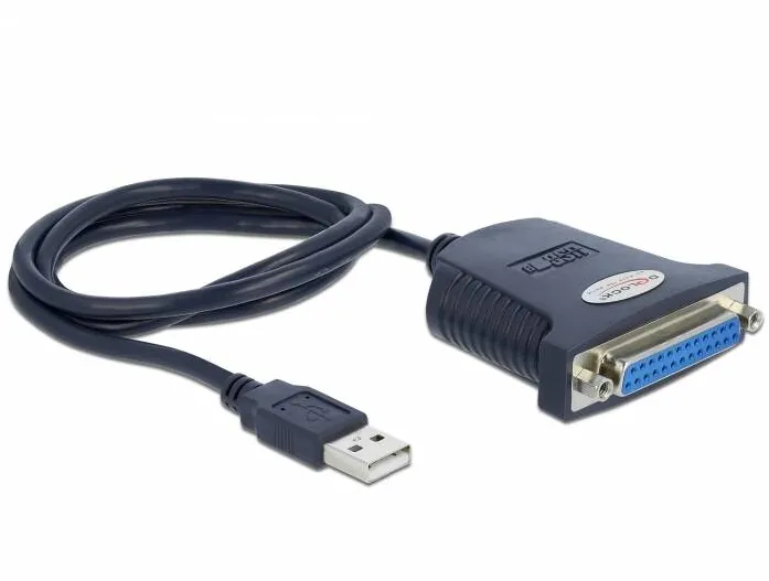 DELOCK 61330, USB 1.1 parallel adapter - parallel adapter - USB - IEEE 1284