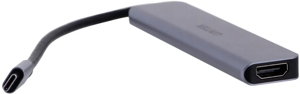 Hub USB Unitek USB-C H1118A; USB-A x3, USB-C, HDMI, SD, microSD