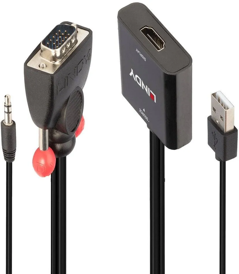 Adaptor Lindy Adap Lindy VGA&Audio to HDMI Konverter
