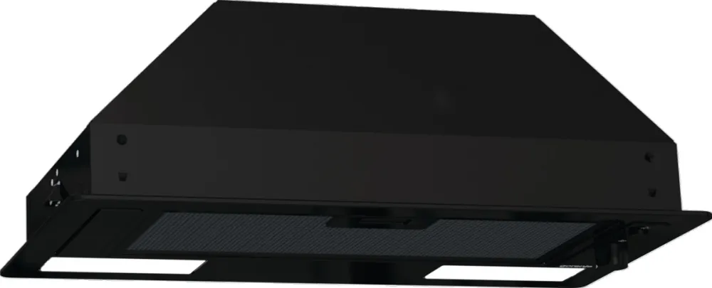 GORENJE BHI681EB Hood, D, Canopy, Width 534 mm, Max extraction power 370 m³/h, Mechanical control, Black
