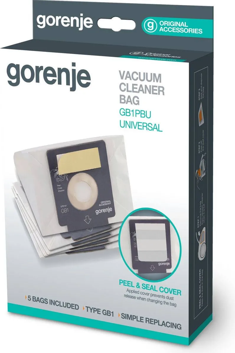 GORENJE Saci de hartie GB1PBU pentru aspirator, 5 buc
