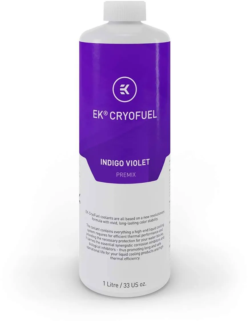 EK Water Blocks EK-CryoFuel Premix, Indigo Violet - 1000ml