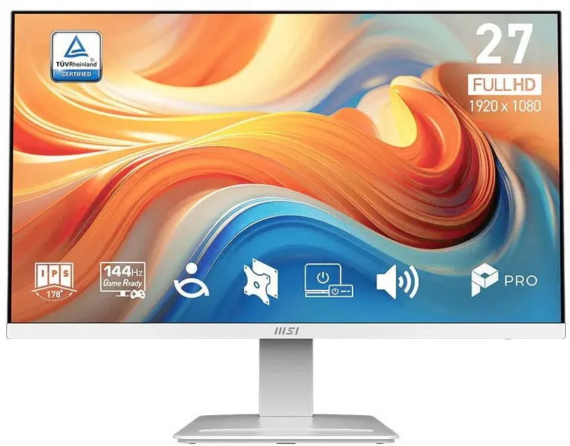 Monitor MSI Monitor MSI PRO MP273W E14A, 27", Full HD, IPS, alb