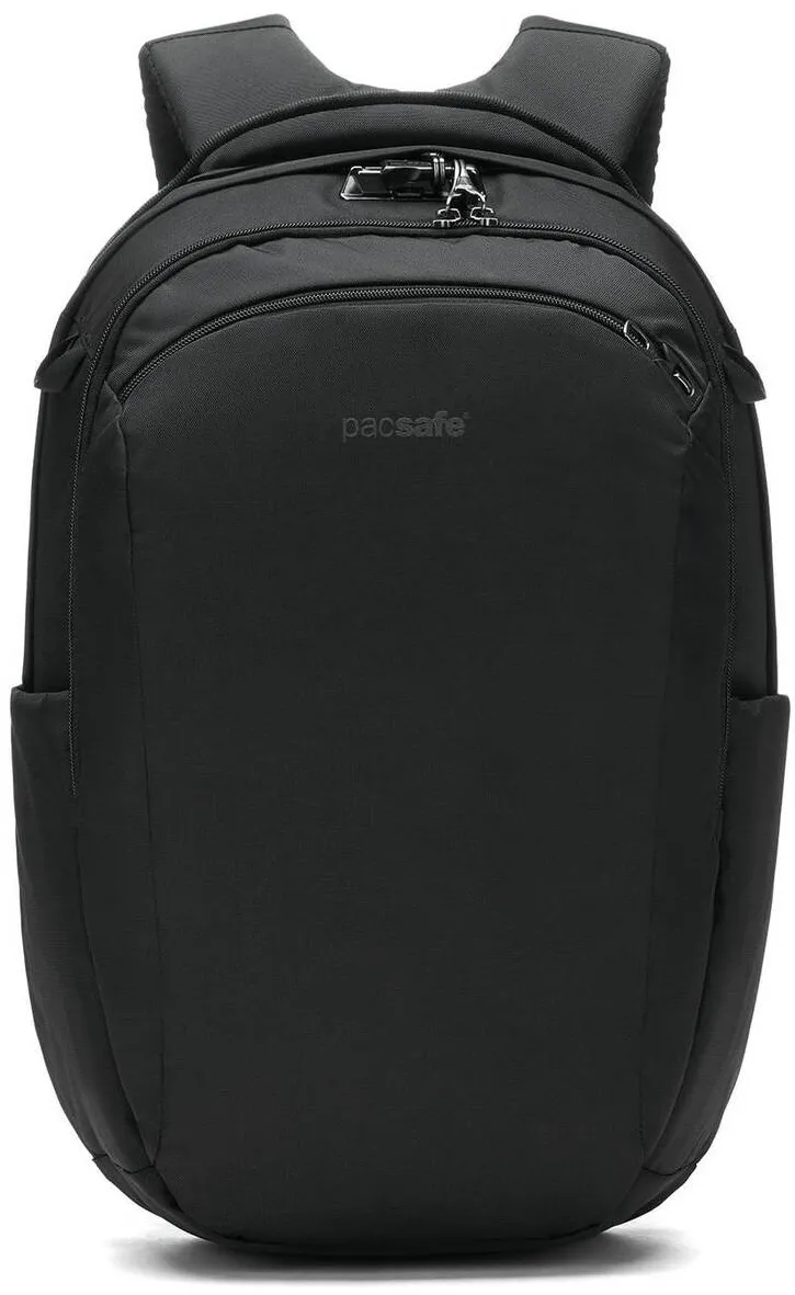Pacsafe Rucsac urban antiefractie Pacsafe V 26 l, 3 compartimente, material ecologic, negru, 46x29x18,5cm