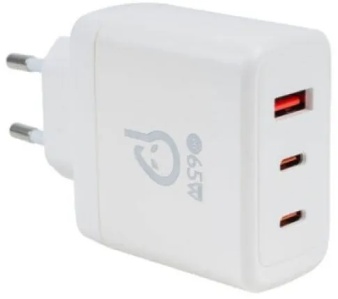 Spacer Incarcator retea Spacer GaN, 2 x USB 65W